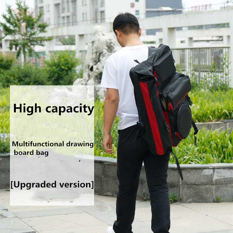 4K canvas large-capacity storage painting bag art bag painting bag waterproof portable student sketching board backpack